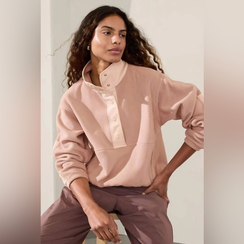 Athleta Overlook Microfleeve Sweatshirt